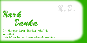 mark danka business card